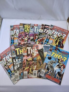 Marvel Thor Vintage Comic Book Bundle Iron Man Captain America Comics